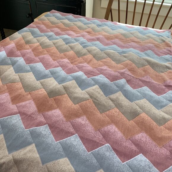 VTG 80s TWIN Flat Sheet Pillowcases Lady Pepperell Westpoint Southwestern Mesa - Picture 8 of 16